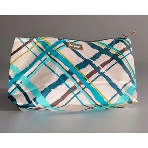 THIRTY-ONE  Thermal Zipper Pouch Bag  Sea Plaid  Retired Bag Cold‎ Or Hot
